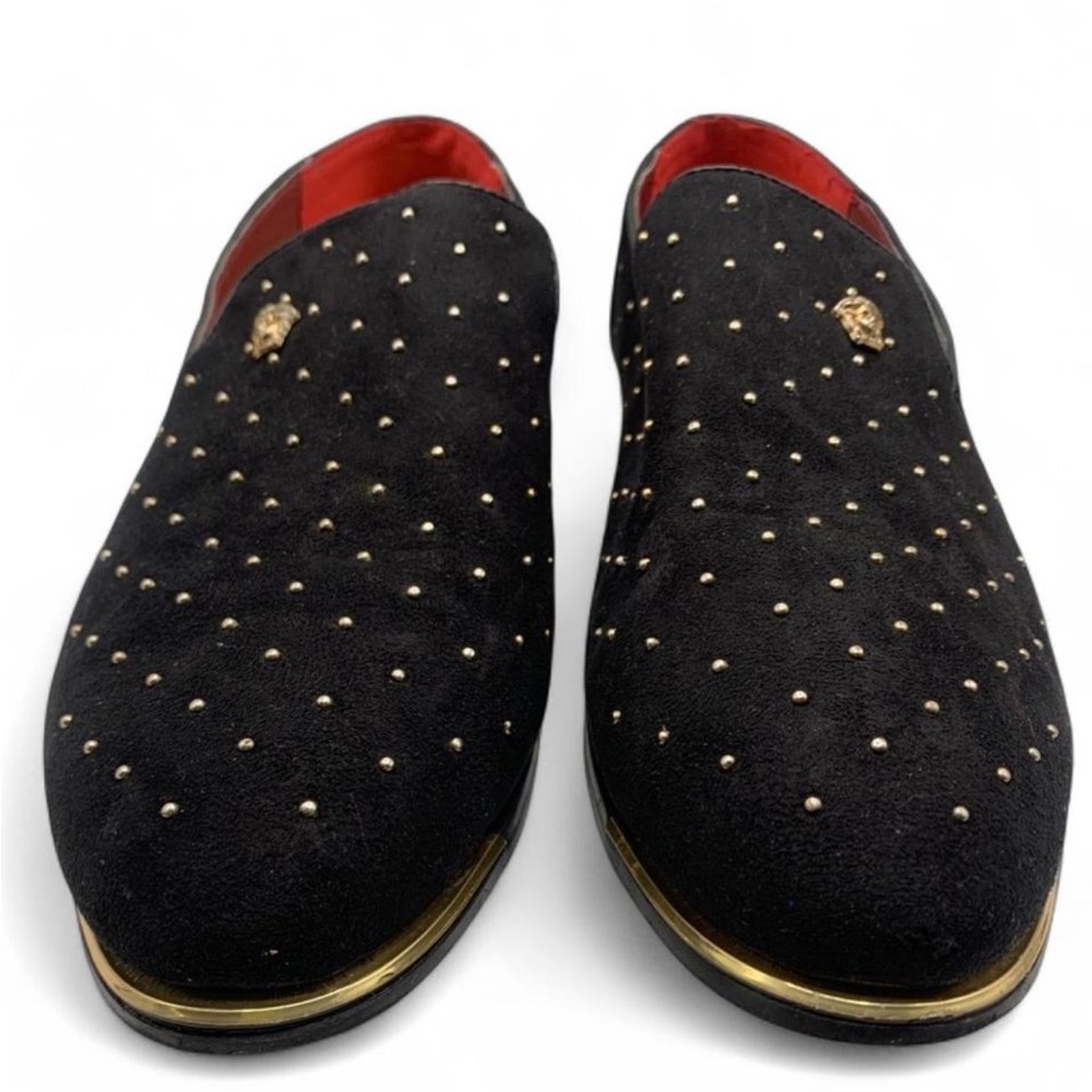 Men’s Luxury Velvet Pointed Toes Slip On Suede Dress Shoe Loafer size 9 - Picture 6 of 8